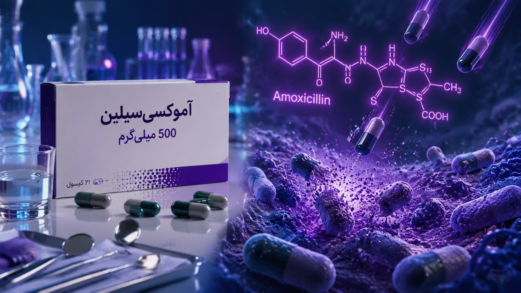 آموکسی‌سیلین؛ سرباز خط مقدم مبارزه با باکتری‌ها یا شمشیر دولبه در دندانپزشکی؟